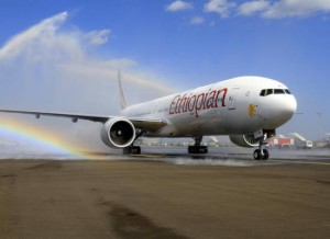Ethiopian Airlines' newly Leased Boeing 777-300ER aircraft,