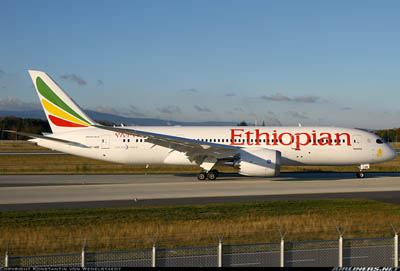 Ethiopian to deploy B787 on a daily filght to a new China route