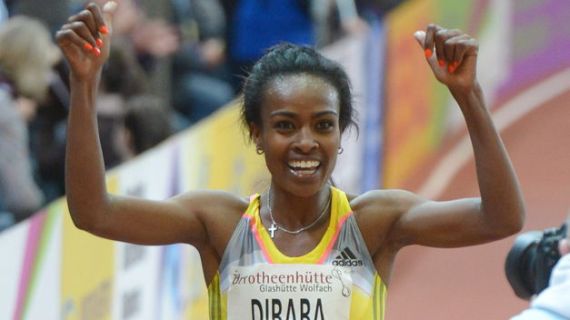 Ethiopian Genzebe Dibaba, smashed the women’s 1500m World Indoor Record