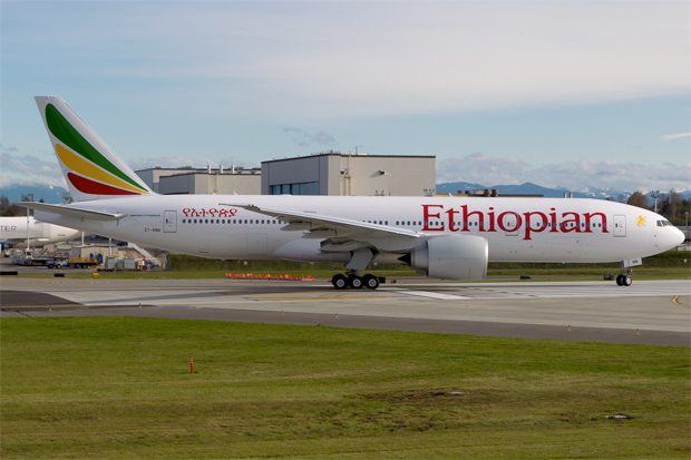 Ethiopian Airlines interested in purchasing, 10 of the new 406 seat Boeing 777X