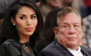  Donald Sterling, pictured with female friend V. Stiviano in 2010 |  Photo: AP