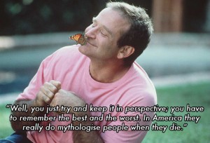 1996 Robin Williams stars in his new movie "Jack"