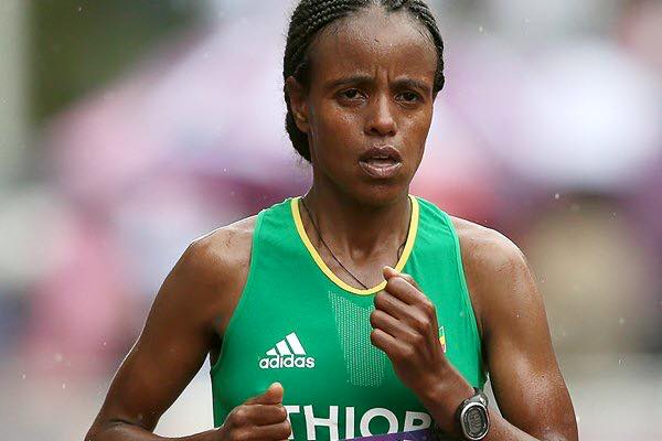 Mare Dibaba won Silver in Women’s Marathon Rio