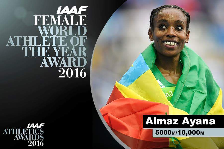 Almaz Ayana crowned Athlete of The Year Award