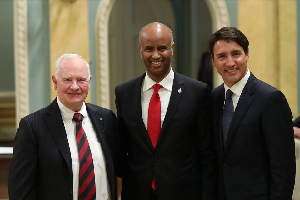 Somali Canadian Ahmed Hussen Appointed as Canada’s  immigration minister