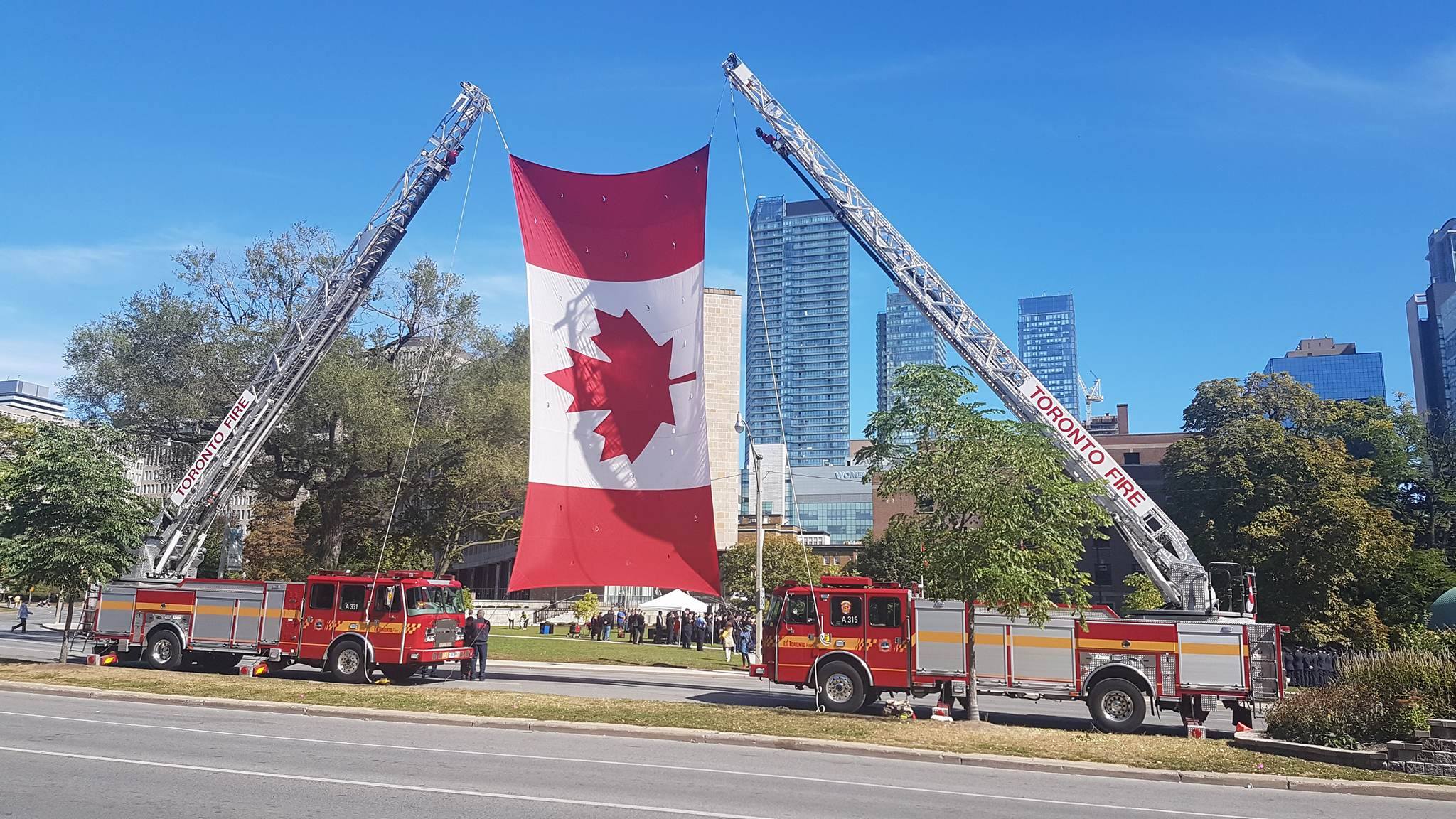 Fallen fire Fighters Remembered in Toronto
