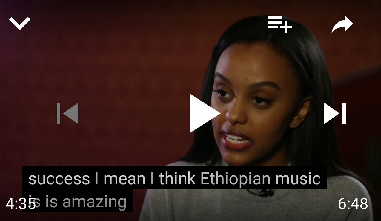 Ethiopian Music is Amazing -Ruth B . የኢትዮጵያ ሙዚቃ ኣስገራሚ ነው – ሩት በርሄ
