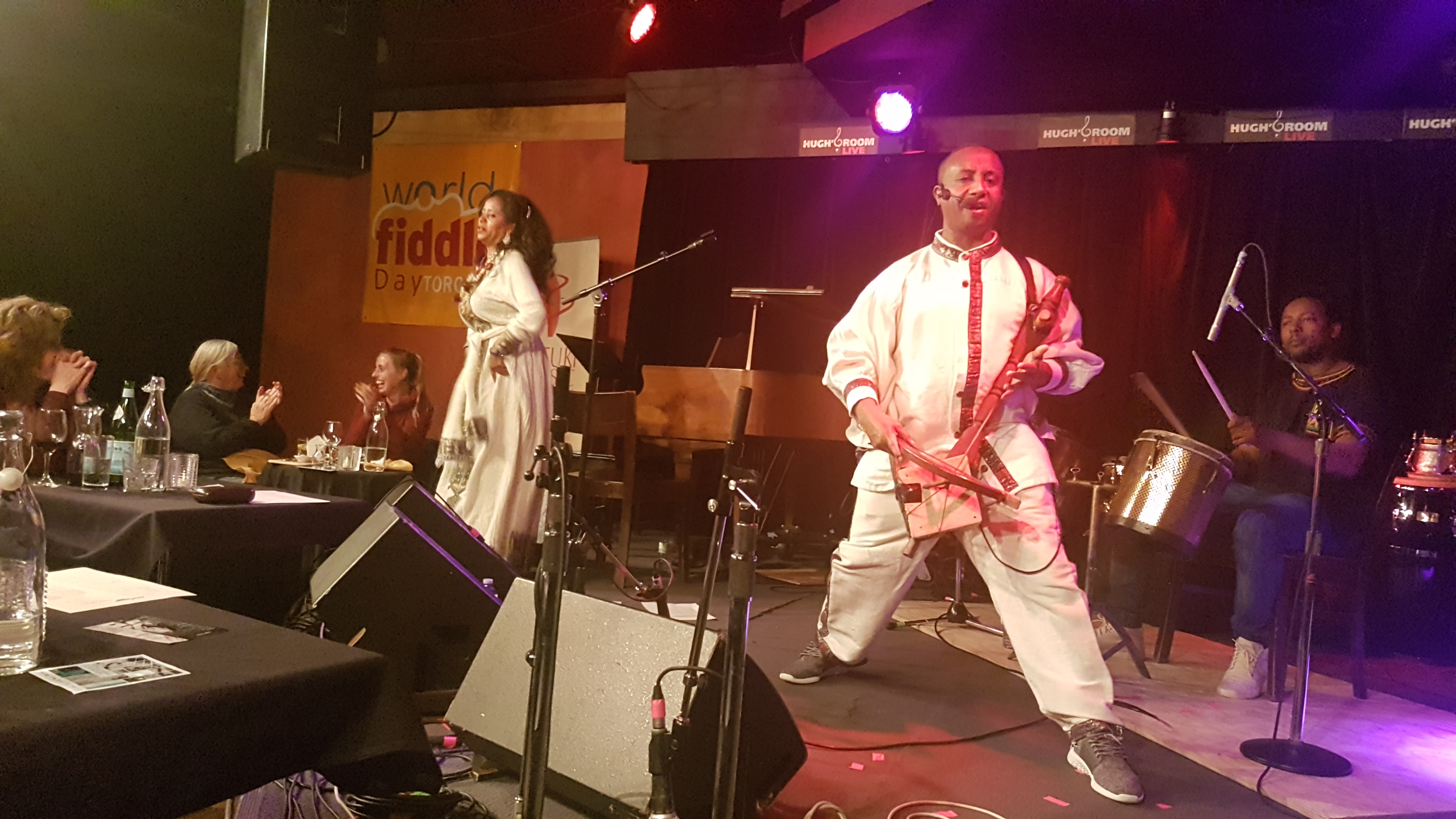 Ethiopian Traditional Music Artists (“Azemaris”) performed in Toronto ኣበበ ፈቃደ እና ሚሚ ዘነበ ኮንሰርት በቶሮንቶ