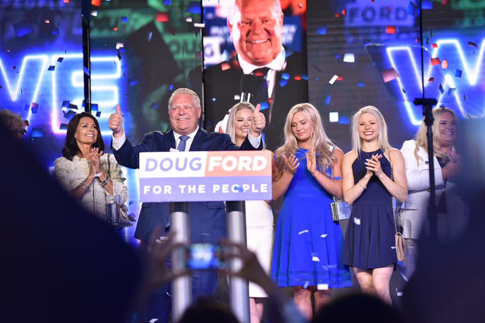 Doug Ford elected Premier of Ontario. ዳግ ፎርድ የ ኦንቴሪዮ ግዛት መሪ ሆነው ተመረጡ