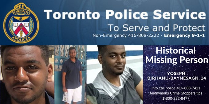 ለኣንድ ኣመት የጠፋብንን ወንድማችን ለማግኘት እርዱን:: Police still looking for a missing man Yoseph Birhanu in Kitchner Canada