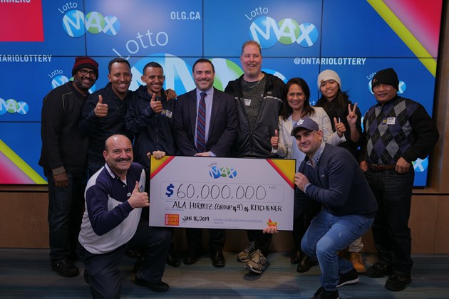 Auto Plant Workers in Canada won a group Lottery Ticket for 60 million Dollar