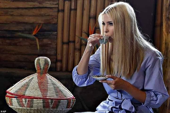 Ivanka Trump Visits Ethiopia የዶናልድ ትራምፕ ልጅ ኢትዮጵያ ገባች