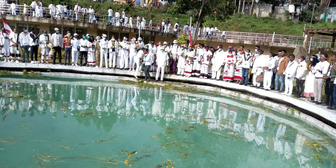 Irreecha celebrated in Addis Ababa .