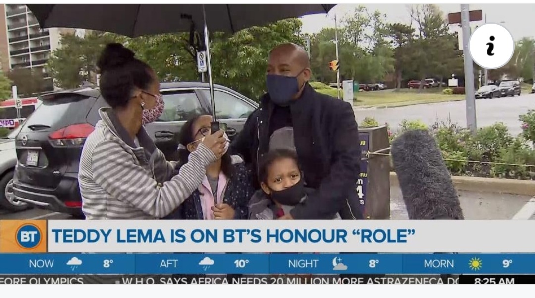 Ethiopian Teddy Lema Honored By Toronto’s TV Program