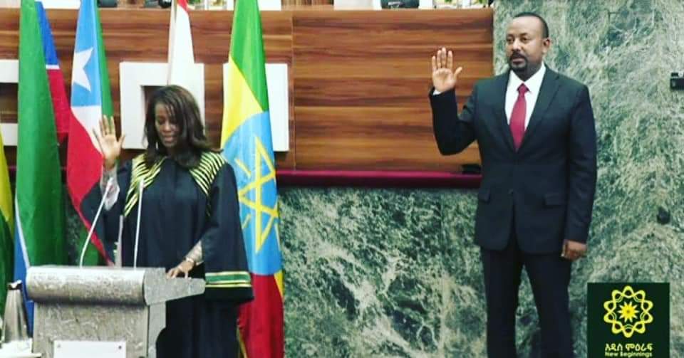 Ethiopia Sworn in Abiy Ahmed as Prime Minister