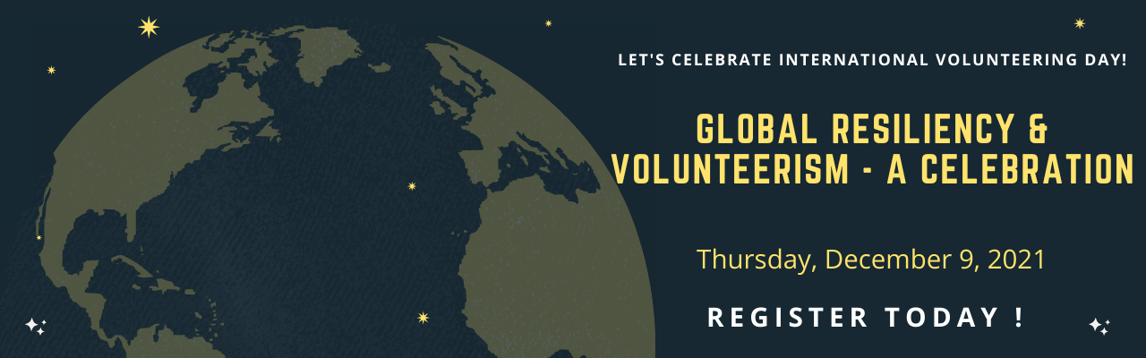 Join International Volunteering Day virtual meeting on December 9,2021
