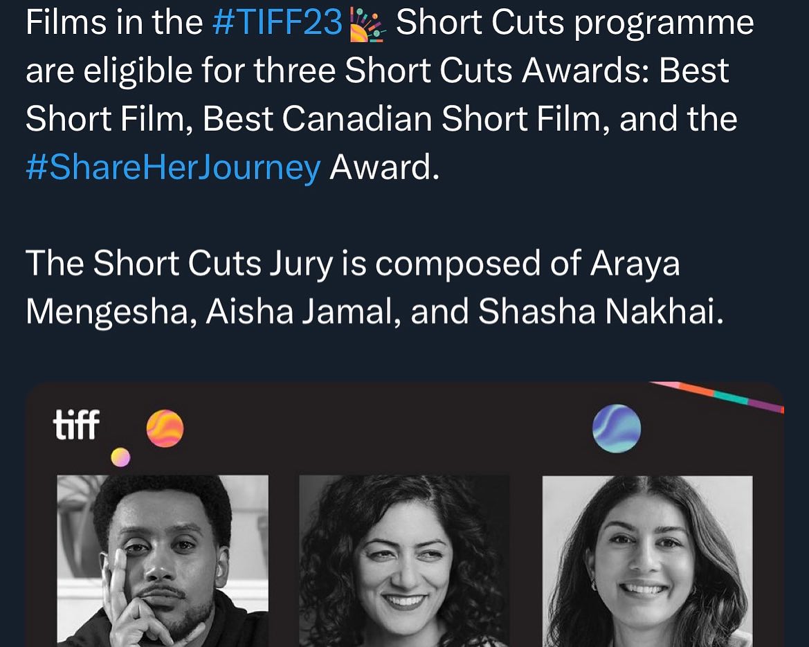 Ethiopian /Eritrean film maker Araya Mengesha  selected as a jury for TIFF