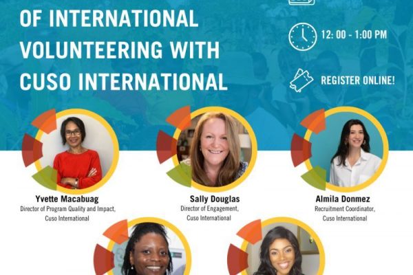 Virtual Town Hall From Cuso International on International Volunteer Opportunities