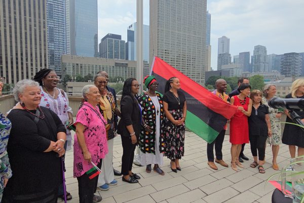 Toronto Raises Emancipation Flag at City Hall